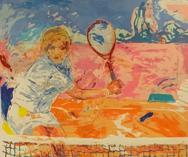 Zeefdruk Tennisser van Van Diemen I